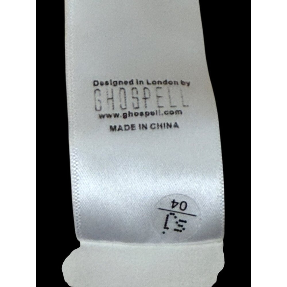 NWT Ghospell Cream Tape Bouclé Teddy Coat With Faux Fur Collar & Belted Waist Sz - Picture 12 of 13